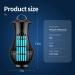 SEFAX Mosquito Killer Lamp 360 Mosquito Attractant Trap Physical Mosquito Control Fly Trap Indoor for Mosquitoes Flies and Tiny Insects - Buy Online on GoSupps.com