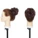 SEGO Hair Part Hair Tie Extensions - Curly Bun & Messy Updos | Natural Black & Dark Golden Brown - 30g - Buy Online on GoSupps.com