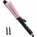 Long Barrel Curling Iron 1.25 Inch | Ceramic Curling Iron with Argan Oil & Keratin for Thin Hair | 11 Adjustable Temp & Clips Included - Buy Online on GoSupps.com