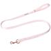 Lionet Paws Dog Leash - Silk Leash for Small Medium Large Dogs Matching Collars for Girls and Boys S Leash (Pack of 1) Pink