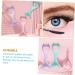 BIUDECO Makeup Gadgets Mascara Brush Silicone Molds for Candles Eyeliner Applicator Tool Eyeliner Aid Eyelash Comb Make up 15X5.7CM Pink - Buy Online on GoSupps.com