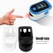 Tomanbery Oximeter Cover - Durable Fingeling Pulse Housing for Travel & Home (Black & White) - Flexibility & Comfort - Buy Online on GoSupps.com