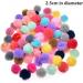 Mruq Pet 100pcs Small Dog Hair Pom Pom Bows with Rubber Bands - 0.98 inches, Yorkie Dog Grooming Accessories FL013-100PCS - Buy Online on GoSupps.com