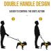 OneTigris Spring Loaded Dog Leash - Adjustable Nylon with Holding Loops (85.1-118.1 cm) - Green | International Shipping Available - Buy Online on GoSupps.com