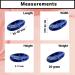 Sodalite Worry Stone - Calming Crystal for Anxiety Relief, Stress Self-Care & Meditation - Chakra Balancing Pocket Comfort Stone - Buy Online on GoSupps.com