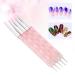 Nail Art Dotting Pen Set - 5 Double Ended Tools for Perfect Manicures | Pink | International Shipping - Buy Online on GoSupps.com