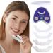 Fluktrix 2 pairs of artificial teeth with immediate veiners clip-in-veins for upper and lower jaws temporary tooth whitening to brighten the smile snap-on vein for men and women