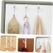 Alipis 2pcs No Punching Door Hook Clothes Rack Towel Holder Towel Rack Over Door Coat Hook Hanger Bags - Buy Online on GoSupps.com