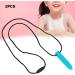 2pcs Silicone Baby Teether Necklace Set - Sky Blue | Teething Chewy Toys for Infant Oral Care and Relief from Gum Pain and Itching - Buy Online on GoSupps.com