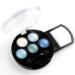 Mallofusa Portable 5 Colors Eye Shadow Palette - Glitter Makeup with Metallic Shimmer for Charming Highlight Look (Ice Age) - 4.7oz - Buy Online on GoSupps.com