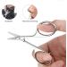 Jarvistar Premium Rounded Bent Nasal Scissors - Stainless Steel Facial & Nail Scissors for Men - 9.5 cm Ear & Hair Scissors - Bartscher Quality - Buy Online on GoSupps.com
