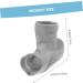 COOLHIYA 1set Heightening Socks Invisible Height Increase Insoles Heel Half Heel Boost Insole Breathable Socks Inner Heightened Sock Pad Men and Women Polyester Cotton Universal Booster pad 12.5x11cm Grey - Buy Online on GoSupps.com