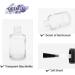 Agidea 15ml Empty Nail Polish Bottles with Brush Cap - Set of 6 Glass Bottles with Mixing Agitator Balls & Funnels - Buy Online on GoSupps.com