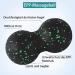Fascia Ball Set for Deep Tissue Massage | Peanut & Lacrosse Balls for Neck Back Spine & Feet Relief | Trigger Point Release - Green - Buy Online on GoSupps.com