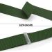 Buy Hnoom X-Shaped Braces for Men - 3.8cm Wide 120m Length Adjustable & Elastic with 4 Strong Metal Clips Perfect for Men & Women - Buy Online on GoSupps.com