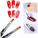 FRCOLOR 1 Set Nail Extension Manicure Fake Acylic Nail Tips Kit Nail Art Decoration Nail Decorative Stencils Nail Form Molds Kit De Manicura Nail Builder French Nail Polish White Plastic - Buy Online on GoSupps.com