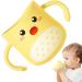Toothbrush Mugs for Kids | Dinosaur Children's Bathroom Mug | Cute Cartoon Shape Tooth Brushing Supplies for Bathroom Travel and Outdoors Rowces Yellow - Buy Online on GoSupps.com