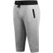 MONISE Men's Gray Casual Sport Fitness Shorts - Large | Elastic Stretch Sweatpants for Jogging and Bodybuilding - Buy Online on GoSupps.com