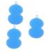 Gleavi 3st silicone washer dishwashers Dishwasher made of silicone pot pan cleaner flush brush made of silicone sponges bowl cleaning brush sponge pot brush (1 Pack) sky bluex3st