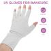 Beavorty 2 Pairs pink gloves UV protective gloves for manicure UV nail gloves UV protection gloves for nail manicure UV gloves nail art supplies nail art UV gloves fingerless Nylon gel - Buy Online on GoSupps.com