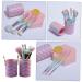 FRCOLOR 10pcs Loose Powder Eyeshadow & Blush Brush Set - Fluffy Wooden Handle Makeup Brushes for Women - Buy Online on GoSupps.com