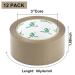 BOMEI PACK Brown Packing Tape Refills - Heavy Duty 12 Rolls with Dispenser | 2.4Mil, 1.88 Inch x 60 Yards - Ideal for Packaging, Shipping, and Moving - Buy Online on GoSupps.com