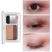 Eyeshadow Lazy Two-Color Eyeshadow Double Colors Glitter Eyeshadow with Glitter Waterproof Long Lasting for Beginner Pearl Camel Assorted Color - Buy Online on GoSupps.com