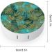 Monstera Leaves Round Contact Lens Kit | Portable Storage Box with Mirror | Cute Lens Holder for Travel - Buy Online on GoSupps.com