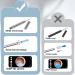 Nisheng Ear Wax Removal Kit with Camera and Light - 1296P Ear Cleaning Tool for iOS & Android - Includes Nail Clippers and Wax Remover - Grey - Buy Online on GoSupps.com
