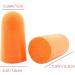 Foam Ear Plugs for Sleeping | Ultra Soft Slim Fit Reusable - 38dB Noise Cancelling | 6 Pairs for Snoring Shooting & Loud Environments - Buy Online on GoSupps.com