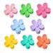 Aniuge Flower Claw Clips Matte Flower Hair Clips Cute Claw Clips for Thick Hair Non-Slip Strong Hold Hair Styling Accessories for Medium to Thick Haired Women and Girls(8Pcs/Bright Colors)