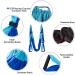 MelkTemn Aerial Yoga Swing Set - Dark Blue & Light Blue | Premium Inversion Tool for Gym and Home Fitness - Buy Online on GoSupps.com