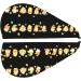 Bee Happy Sunflower Gnomes Microfiber Hair Towel - Soft Super Absorbent Coral Velvet Wrap for Long Curly & Thick Hair - Buy Online on GoSupps.com