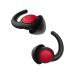 WUTAN Ear Plugs for Sleeping Noise Cancelling 14-38dB Comfortable Soft Reusable Silicone Ear Plugs Noise Reduction Earplugs for Sleep Concert Work Airplane Travel (earplugsBLACK RED S/L) Earplugsblack Red Small/Large