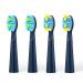 SEAGO Replacement Toothbrush Heads for SG-2303 Refills 4 Pack Include 2 Extra Soft Brush Heads and 2 Color Fade Brush Heads Navy