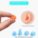 22 Pairs Silicone Ear Plugs for Sleeping - Soundproof Noise Reduction Earplugs for Travel Swimming Concerts and Snoring - MaehSab Moldable Silicone Earplugs - Buy Online on GoSupps.com