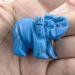 Ouubuuy Elephant Statue - Handcrafted Blue Turquoise Crystal Gemstone for Healing | Unique Elephant Gemstone Figures - Buy Online on GoSupps.com