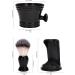 Magidal Cleaning Bowl & Razor Brush Set - Premium Hairdressing Tool | Gift Set with Nylon Bristles & Shaving Soap Mug - Perfect for Salons & On-the-Go Use | Black - Buy Online on GoSupps.com