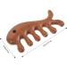 Frcolor Fish-Shaped Massage Comb - Gua Sha Facial Tool & Wooden Ridge Scalp Massager for Hair Care | Best International Shipping - Buy Online on GoSupps.com