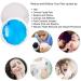 12 Round Reusable Hot Cold Gel Packs - Pain Relief for Injuries, Breastfeeding, Wisdom Teeth Swelling - Mini Ice Packs with Cloth Backing & Sleeve - Buy Online on GoSupps.com