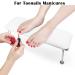 Soft Microfiber Nail Arm Rest Pillow for Manicure - Anti-Slip & Stable (White) - Buy Online on GoSupps.com