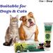 Natural Toothpaste & Toothbrush for Pets | Allergen-Free Dental Care | 100g Tube, Peppermint Flavor - Buy Online on GoSupps.com