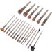 Makeup Brush Set Eye Makeup Brush Aluminum Tube for Home - Buy Online on GoSupps.com
