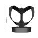 Walbest Posture Corrector for Men & Women - Adjustable Back Support Brace for Pain Relief & Comfort - Black - Buy Online on GoSupps.com