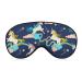 Fantasy Unicorn Sleep Mask Eye Cover for Sleeping Blindfold with Adjustable Strap Blocks Light Night Travel Nap for Men Women