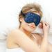 Blue Paisley Sleep Mask for Women - Adjustable Eye Shades Cover with Elastic Strap | Perfect for Comfortable Sleep - Buy Online on GoSupps.com
