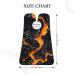 Molten Magma Print Beard Bib Apron | Non-Stick Hair Catcher for Men | Perfect Shaving Gift | One Size Black - Buy Online on GoSupps.com