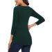 Love2Mi Maternity Short Sleeve Tunic Top - Dark Green - Size L | Pregnancy T-Shirt for Summer - Buy Online on GoSupps.com