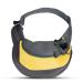 Petemoo portable pet dog cats puppy shoulder bag travel carrier shoulder bag breathable mesh transport bag s (up to 2.5 kg) yellow