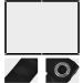Portable Rear Projection Screen 60-100 Inch | Foldable Cinema Projector Screen for Outdoor Film & Open Air Cinema - Buy Online on GoSupps.com